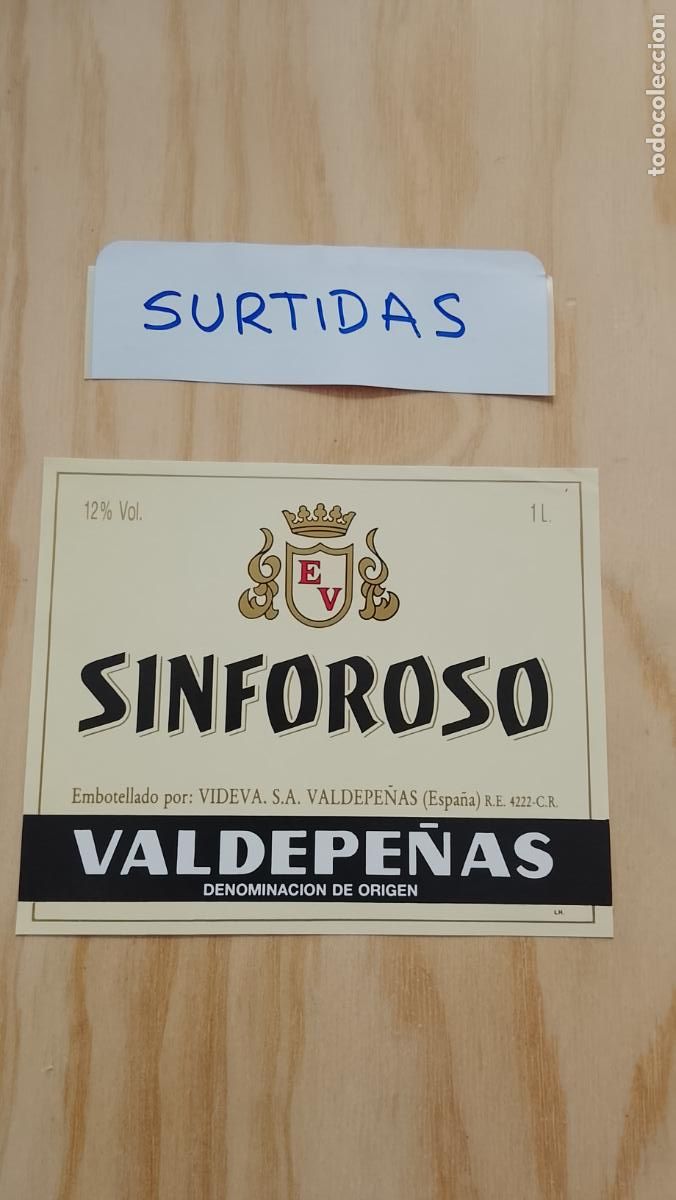 Etiquetas antiguas: HAGA SU OFERTA - ANTIGUA ETIQUETA DE VINOS DE JEREZ LICOR ETC OFERTAS POR LOTES MUCHAS EN MI PERFIL