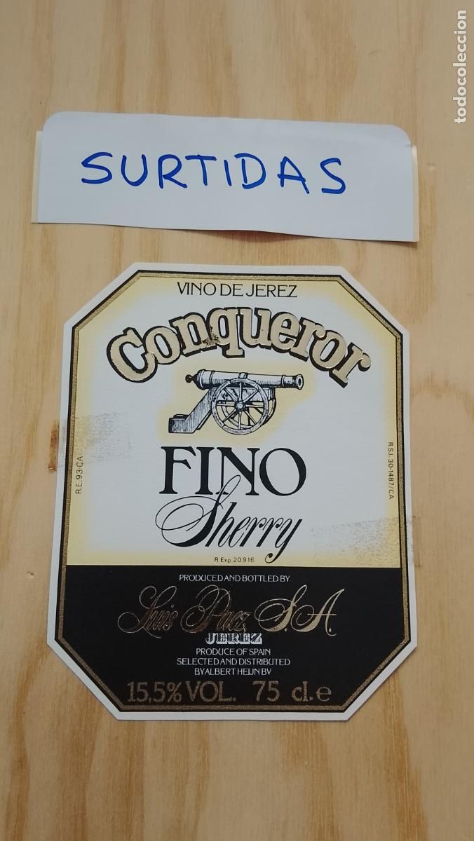 Etiquetas antiguas: HAGA SU OFERTA - ANTIGUA ETIQUETA DE VINOS DE JEREZ LICOR ETC OFERTAS POR LOTES MUCHAS EN MI PERFIL