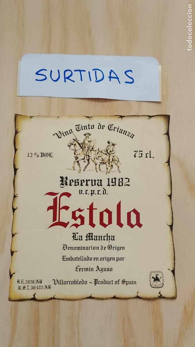 Etiquetas antiguas: HAGA SU OFERTA - ANTIGUA ETIQUETA DE VINOS DE JEREZ LICOR ETC OFERTAS POR LOTES MUCHAS EN MI PERFIL