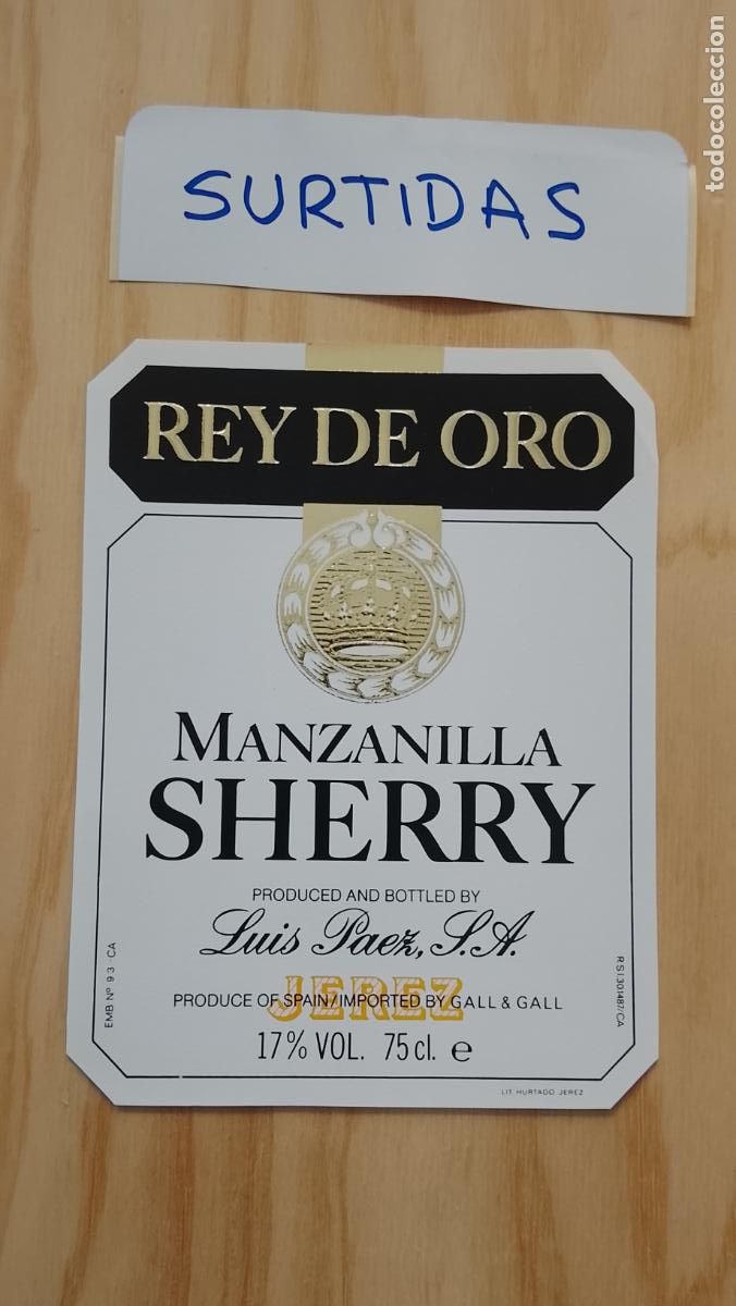 Etiquetas antiguas: HAGA SU OFERTA - ANTIGUA ETIQUETA DE VINOS DE JEREZ LICOR ETC OFERTAS POR LOTES MUCHAS EN MI PERFIL