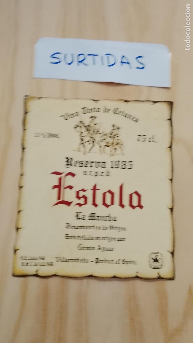Etiquetas antiguas: HAGA SU OFERTA - ANTIGUA ETIQUETA DE VINOS DE JEREZ LICOR ETC OFERTAS POR LOTES MUCHAS EN MI PERFIL