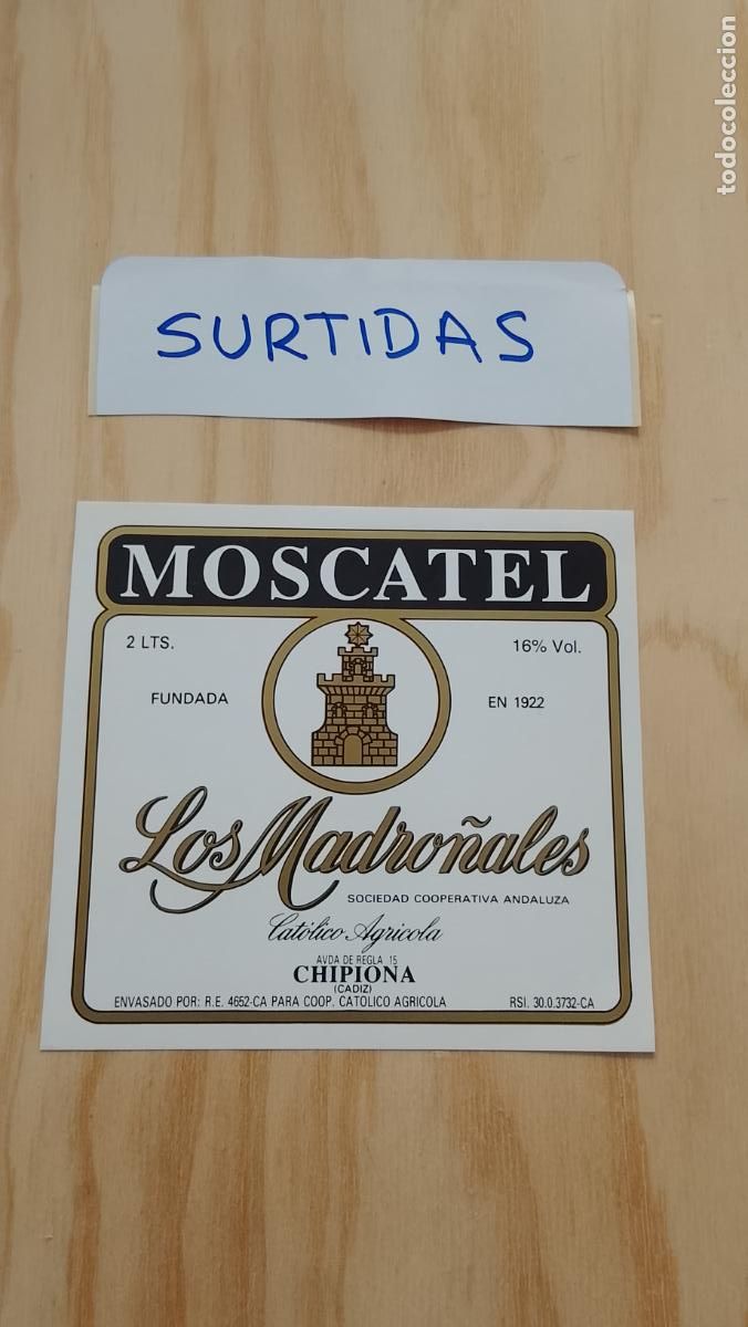 Etiquetas antiguas: HAGA SU OFERTA - ANTIGUA ETIQUETA DE VINOS DE JEREZ LICOR ETC OFERTAS POR LOTES MUCHAS EN MI PERFIL