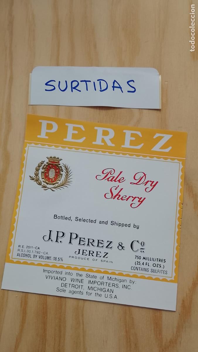 Etiquetas antiguas: HAGA SU OFERTA - ANTIGUA ETIQUETA DE VINOS DE JEREZ LICOR ETC OFERTAS POR LOTES MUCHAS EN MI PERFIL