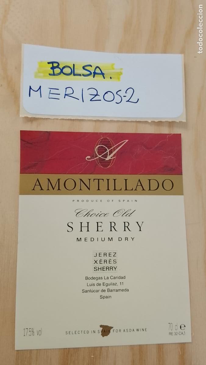 Old Labels: HAGA SU OFERTA - ANTIGUA ETIQUETA DE VINOS DE JEREZ LICOR ETC OFERTAS POR LOTES MUCHAS EN MI PERFIL