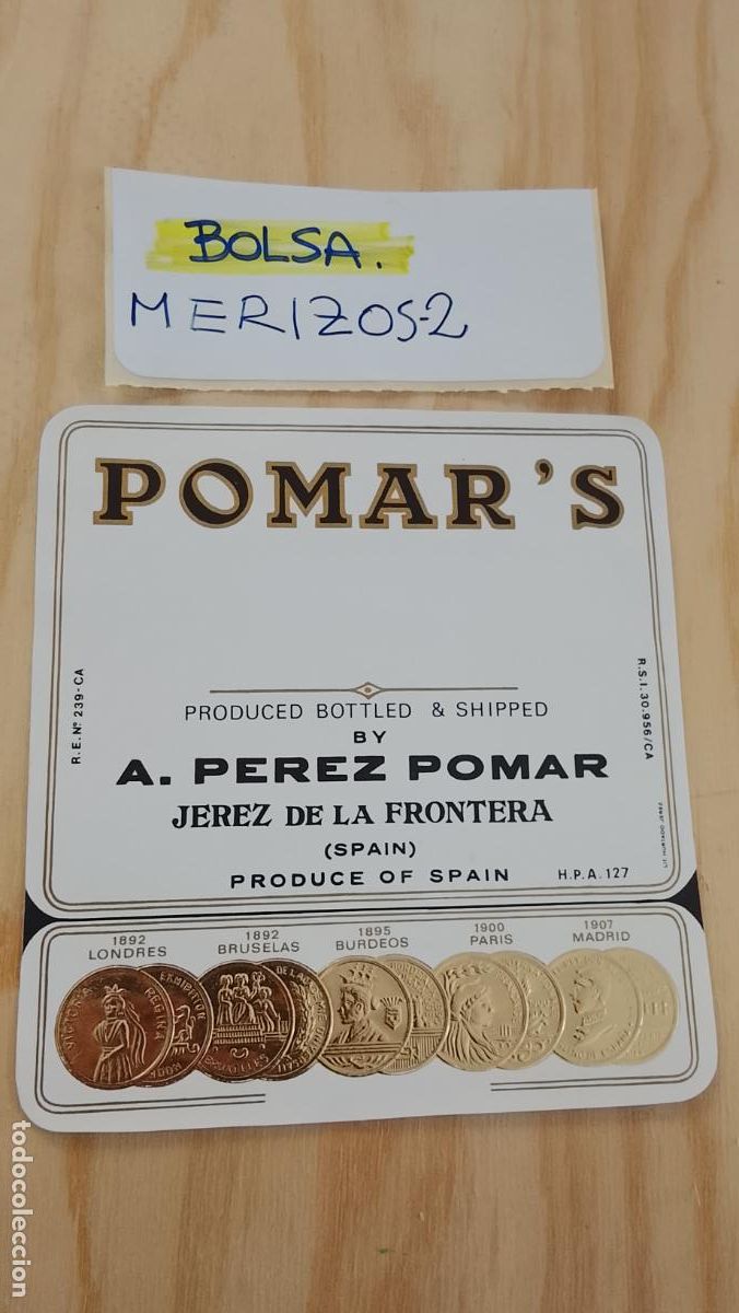 Old Labels: HAGA SU OFERTA - ANTIGUA ETIQUETA DE VINOS DE JEREZ LICOR ETC OFERTAS POR LOTES MUCHAS EN MI PERFIL