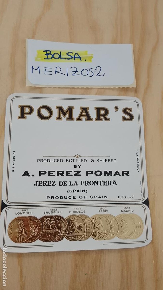 Old Labels: HAGA SU OFERTA - ANTIGUA ETIQUETA DE VINOS DE JEREZ LICOR ETC OFERTAS POR LOTES MUCHAS EN MI PERFIL
