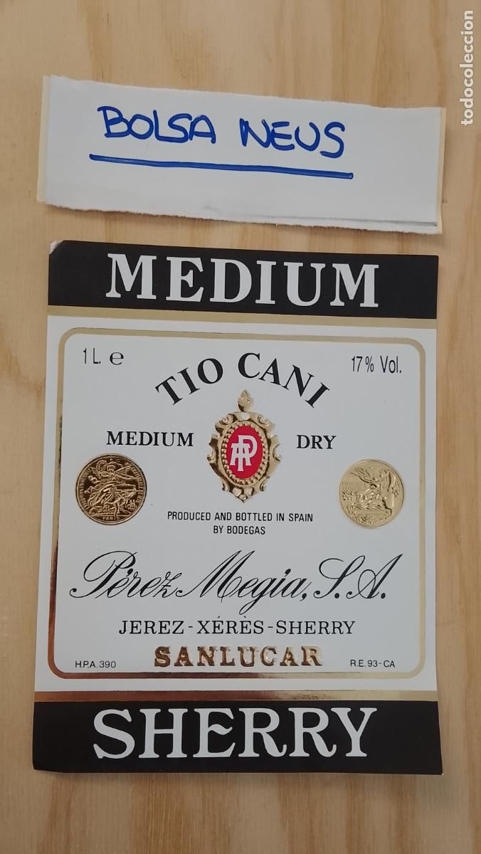 Old Labels: HAGA SU OFERTA - ANTIGUA ETIQUETA DE VINOS DE JEREZ LICOR ETC OFERTAS POR LOTES MUCHAS EN MI PERFIL