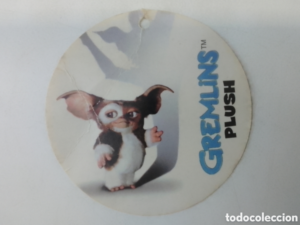 Etiquetas antiguas: Etiqueta GREEMLINS PLUSH.