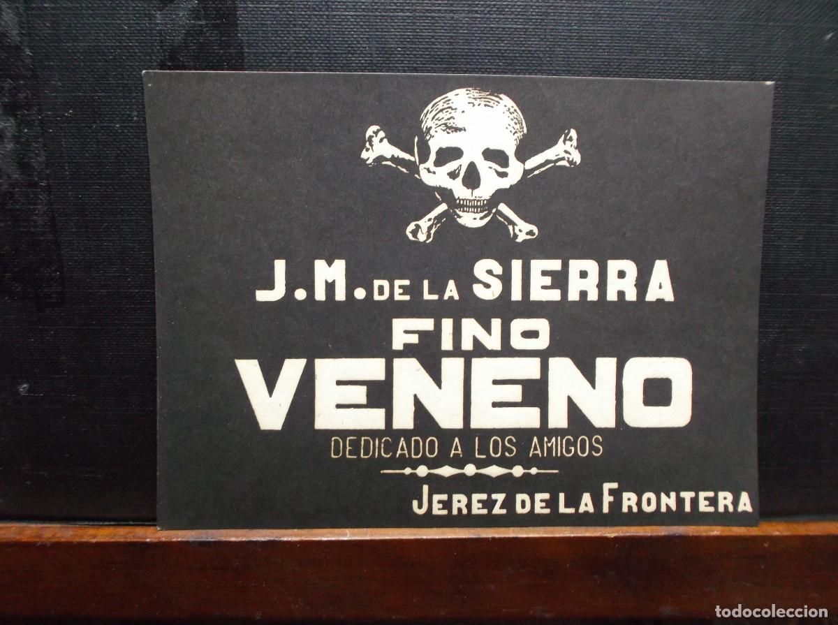 Etiquetas antiguas: ETIQUETA DE J.M. DE LA SIERRA - JEREZ DE LA FRONTERA