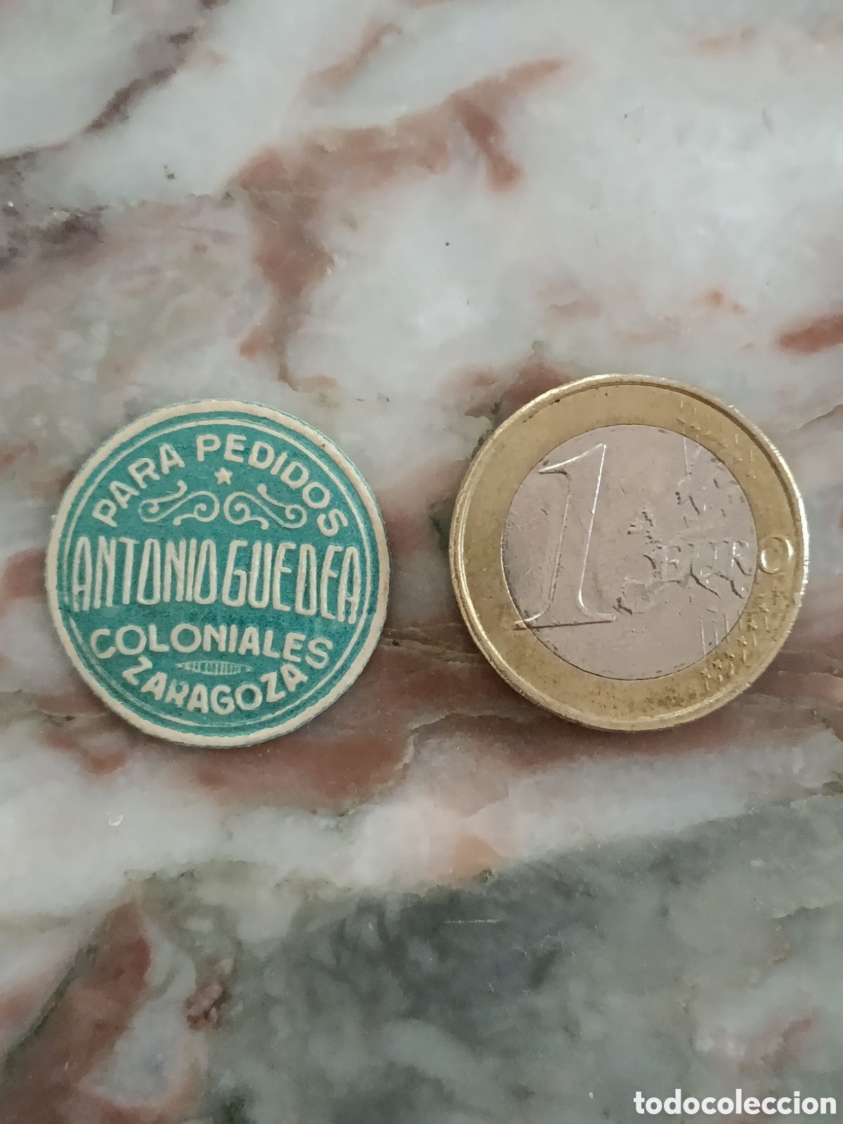 Etiquetas antiguas: COLONIALES ANTONIO GUEDEA [ ZARAGOZA ETIQUETAS A&Ntilde;OS 40-50 ]