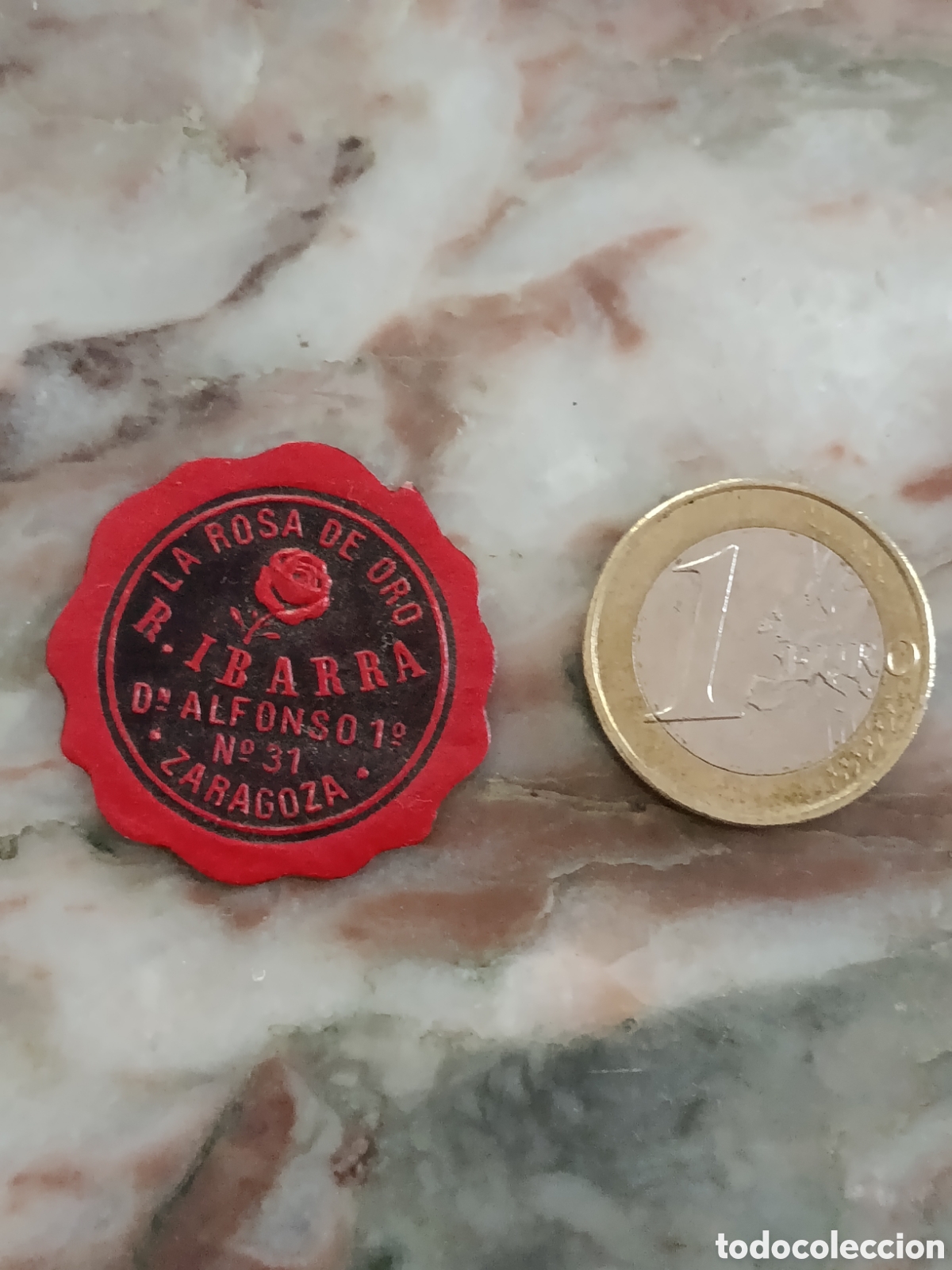 Etiquetas antiguas: LA ROSA DE ORO R.IBARA [ ZARAGOZA ETIQUETAS A&Ntilde;OS 40-50 ]