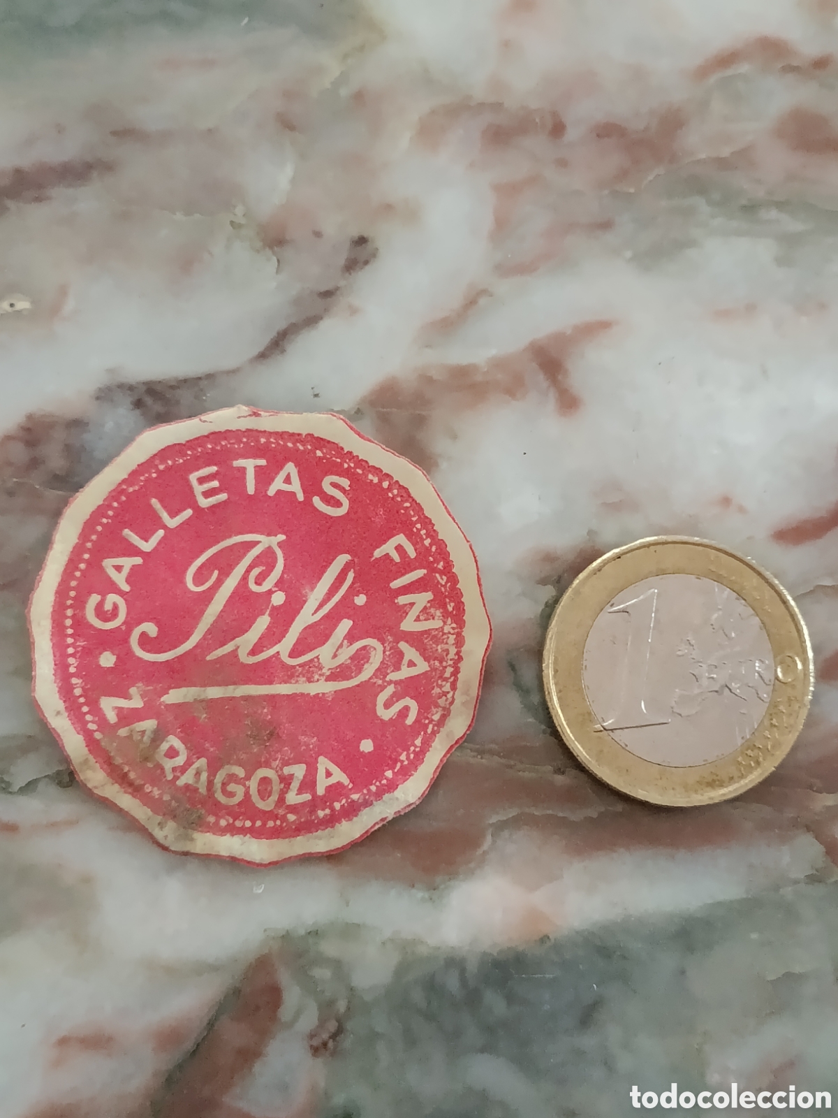 Etiquetas antiguas: GALLETAS FINAS PILI [ ZARAGOZA ETIQUETAS A&Ntilde;OS 40-50 ]