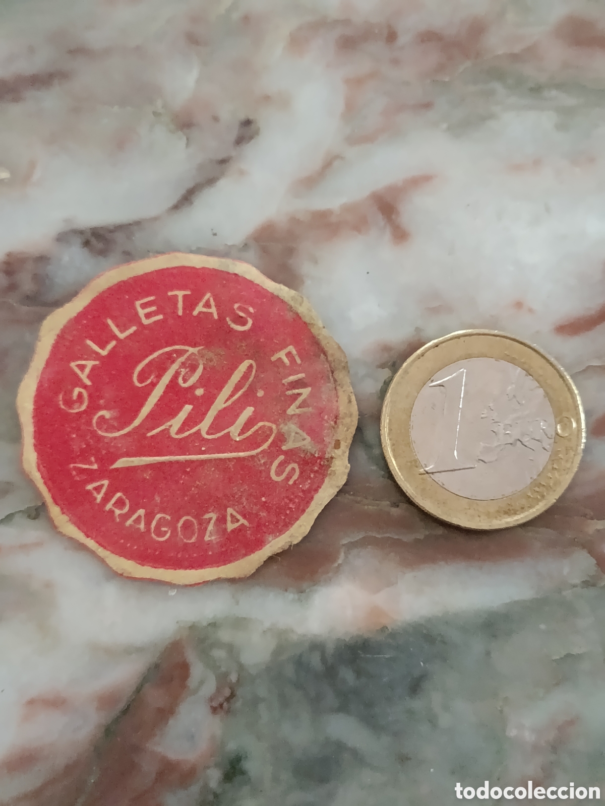Etiquetas antiguas: GALLETAS FINAS PILI [ ZARAGOZA ETIQUETAS A&Ntilde;OS 40-50 ]