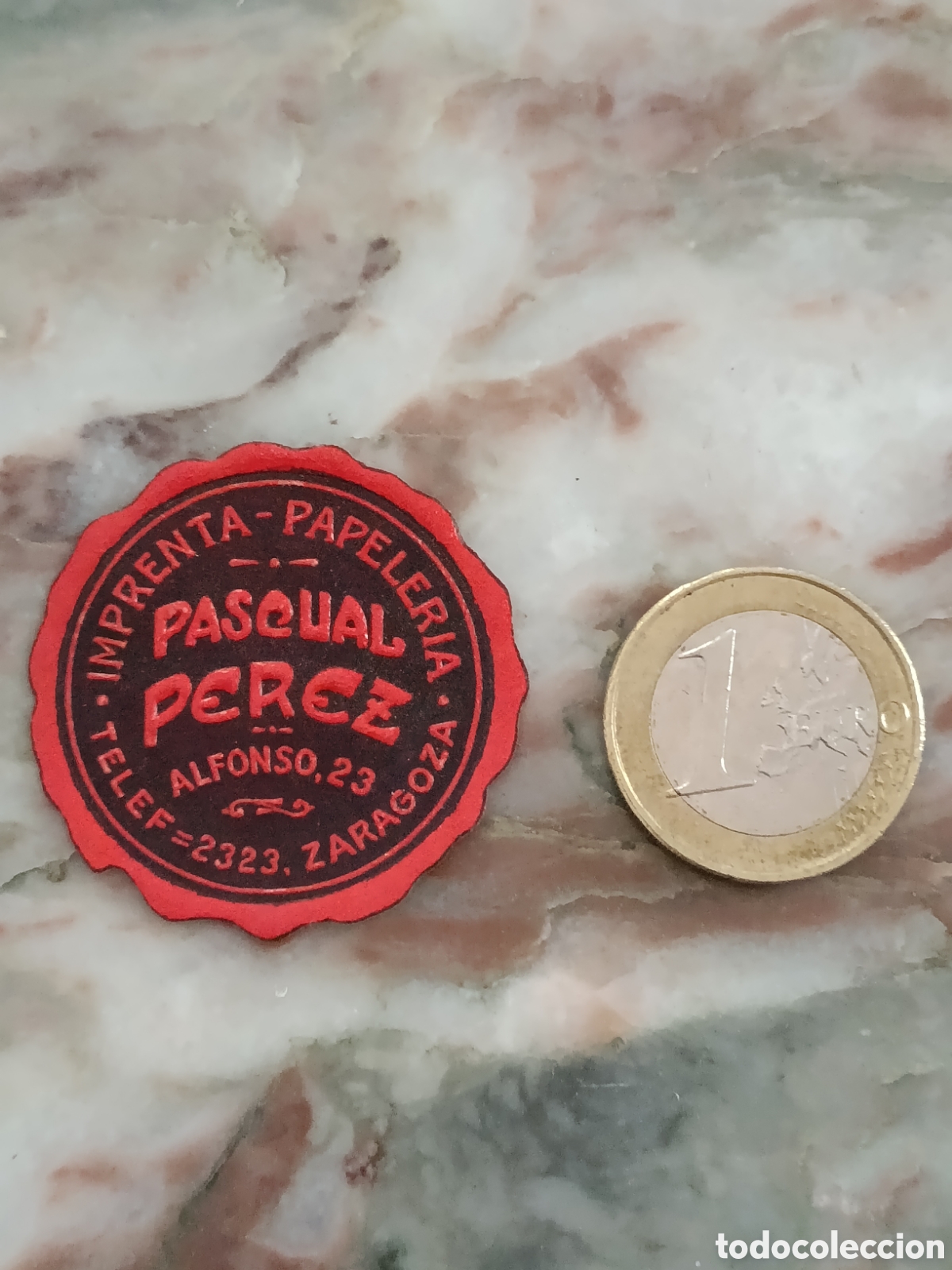 Etiquetas antiguas: IMPRENTA PASCUAL P&Eacute;REZ [ ZARAGOZA ETIQUETAS A&Ntilde;OS 40-50 ]