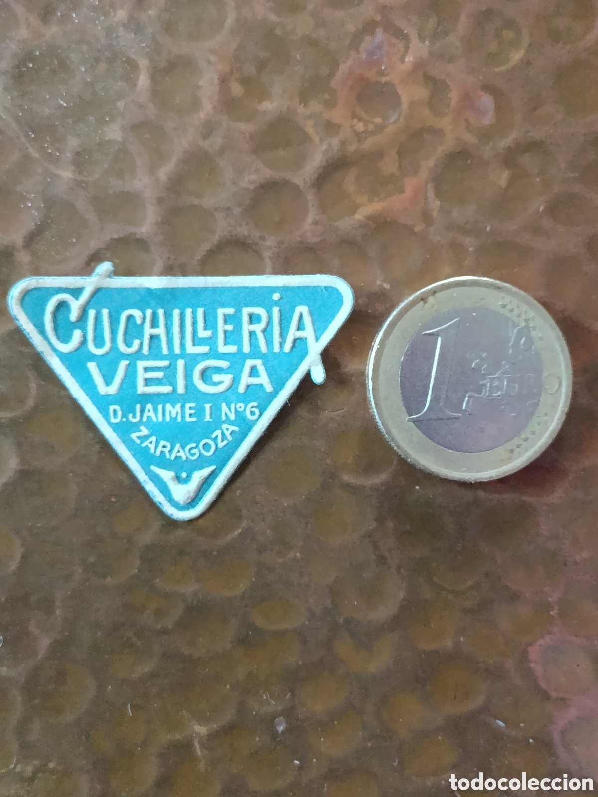 Etiquetas antiguas: CUCHILLER&Iacute;A VEIGA [ ZARAGOZA ETIQUETA A&Ntilde;OS 40-50 ]