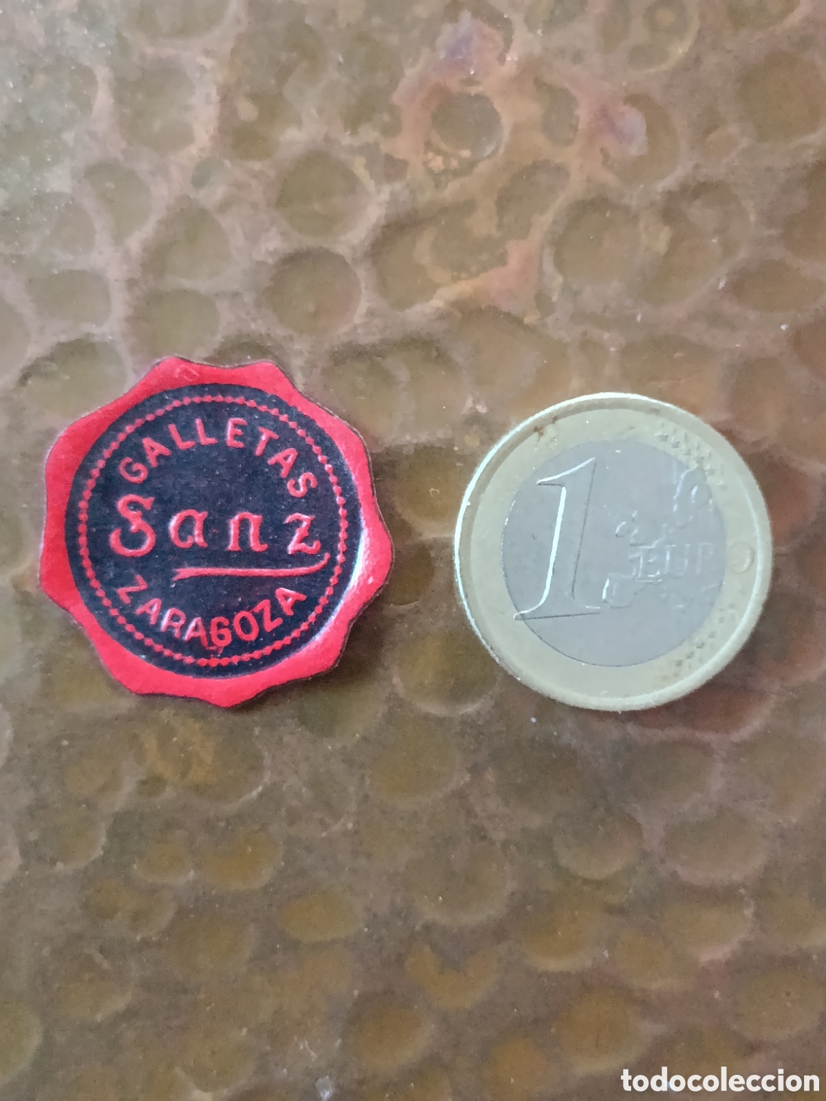 Etiquetas antiguas: GALLETAS SANZ [ ZARAGOZA ETIQUETA A&Ntilde;OS 40-50 ]