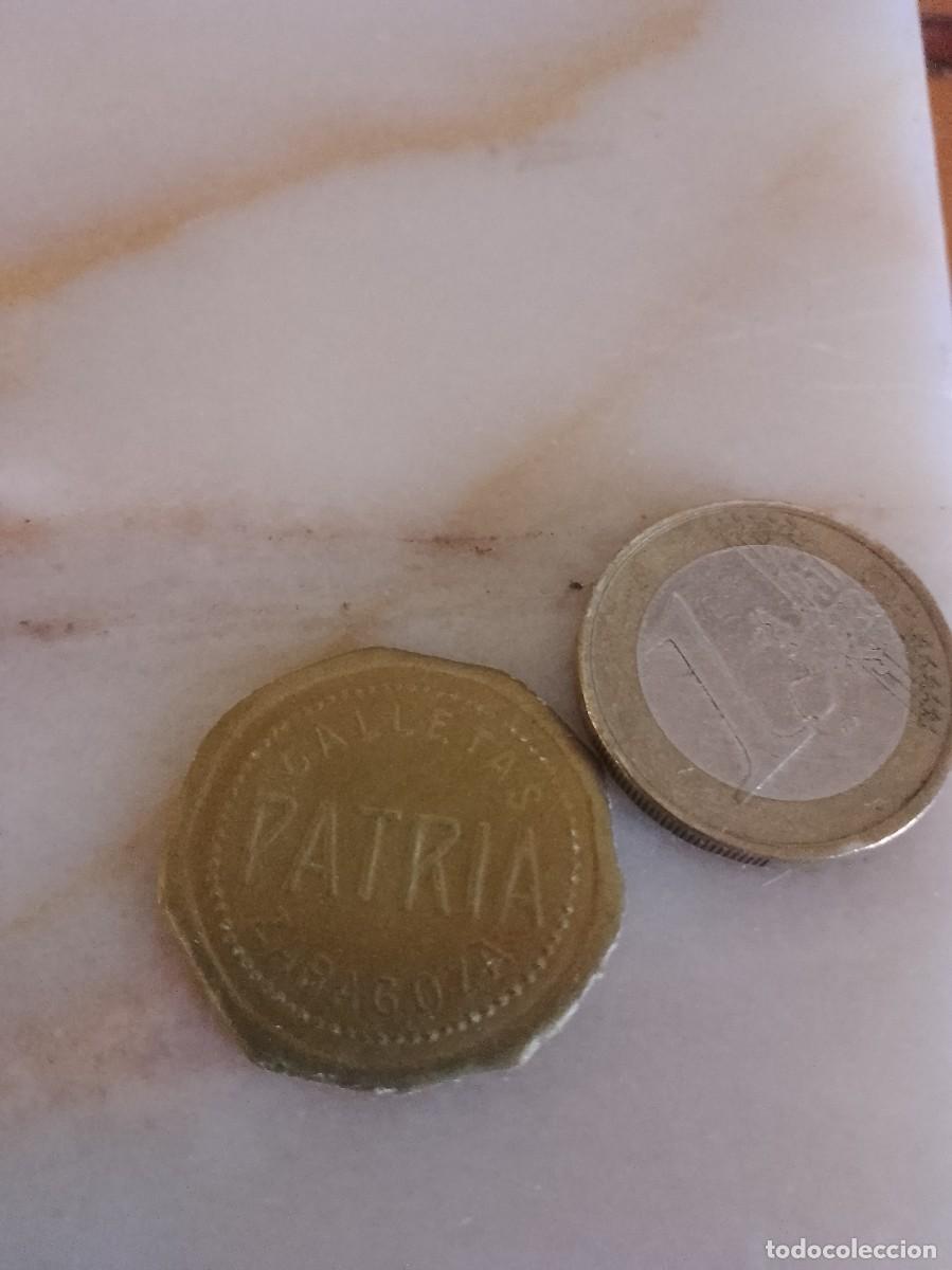 Etiquetas antiguas: Etiqueta a&ntilde;os 40 50 galletas patria Zaragoza