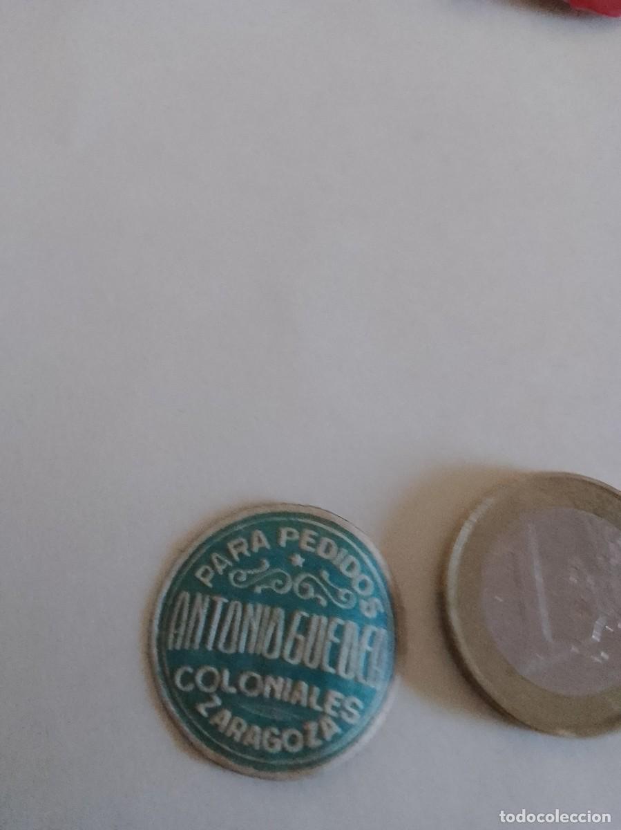 Etiquetas antiguas: Etiqueta a&ntilde;os 40 50 coloniales Antonio gudea Zaragoza