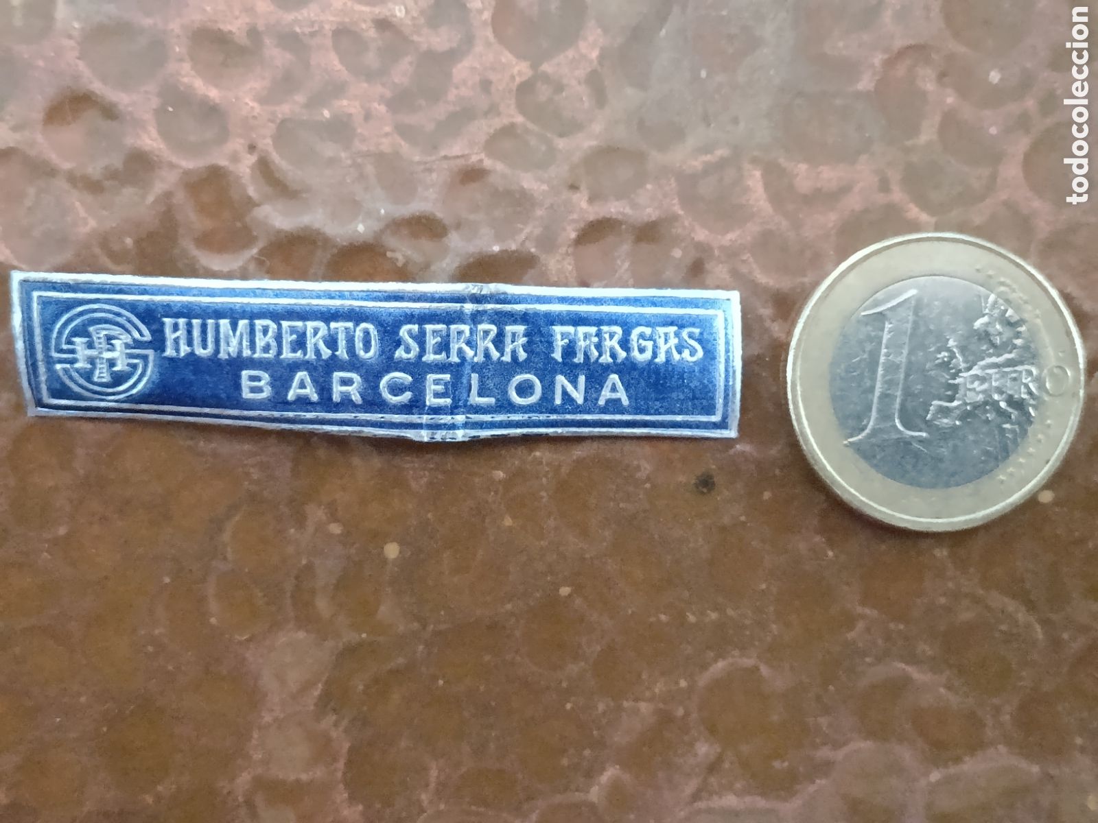 Etiquetas antiguas: HUMBERTO SERRA FARGAS BARCELONA [ ETIQUETAS A&Ntilde;OS 30-40 ]