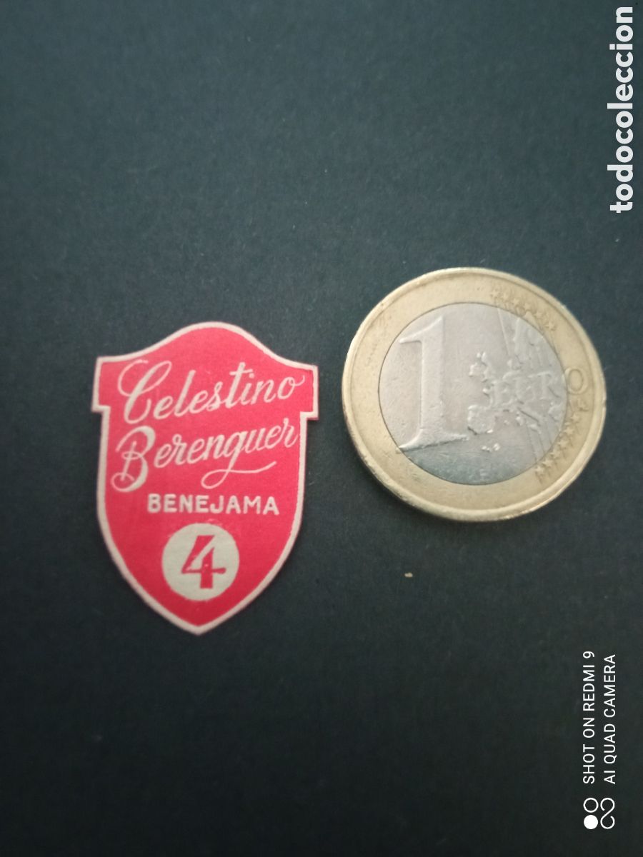 Etiquetas antiguas: ( etiqueta a&ntilde;os 30 40) Celestino barenguer benejama