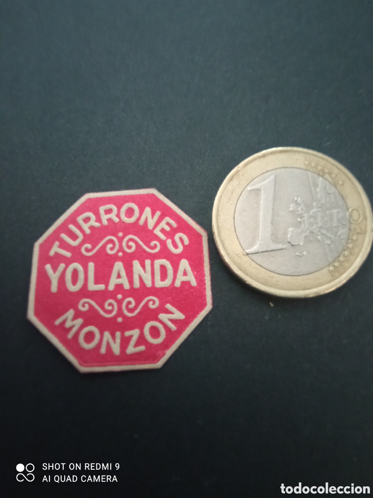 Etiquetas antiguas: ( etiqueta a&ntilde;os 30 40) turrones Yolanda Monz&oacute;n