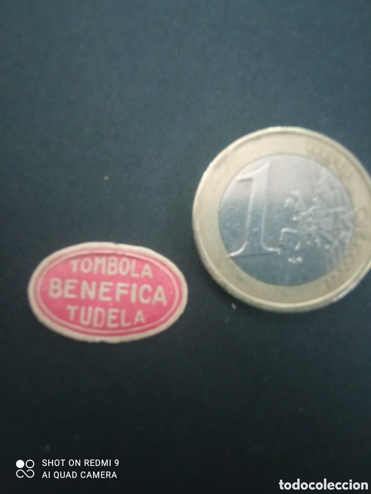 Etiquetas antiguas: ( etiqueta a&ntilde;os 30 40) t&oacute;mbola ben&eacute;fica Tudela