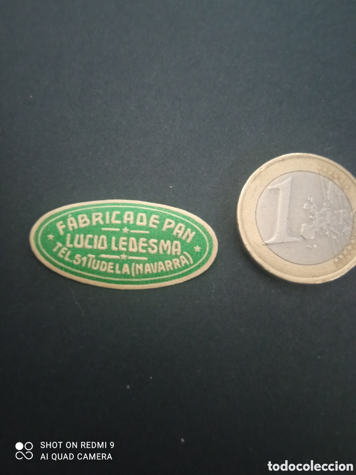 Etiquetas antiguas: ( etiqueta a&ntilde;os 30 40) f&aacute;brica de pan Lucio Ledesma navarra