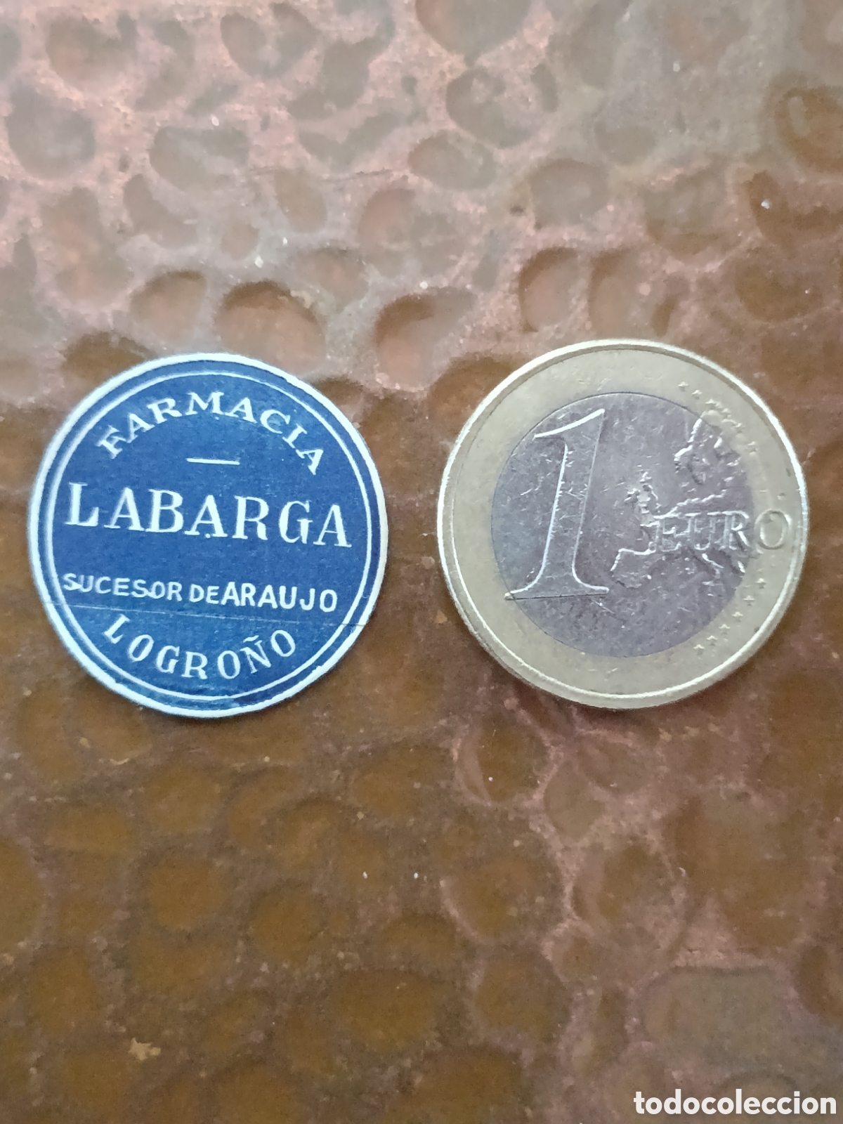 Etiquetas antiguas: FARMACIA LABARGA LOGRO&Ntilde;O [ ETIQUETAS A&Ntilde;OS 30-40 ]