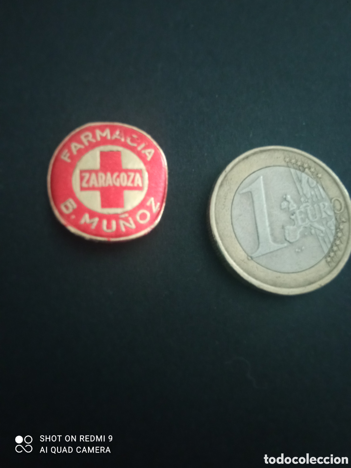 Etiquetas antiguas: ( etiqueta a&ntilde;os 30 40) farmacia Zaragoza b mu&ntilde;oz