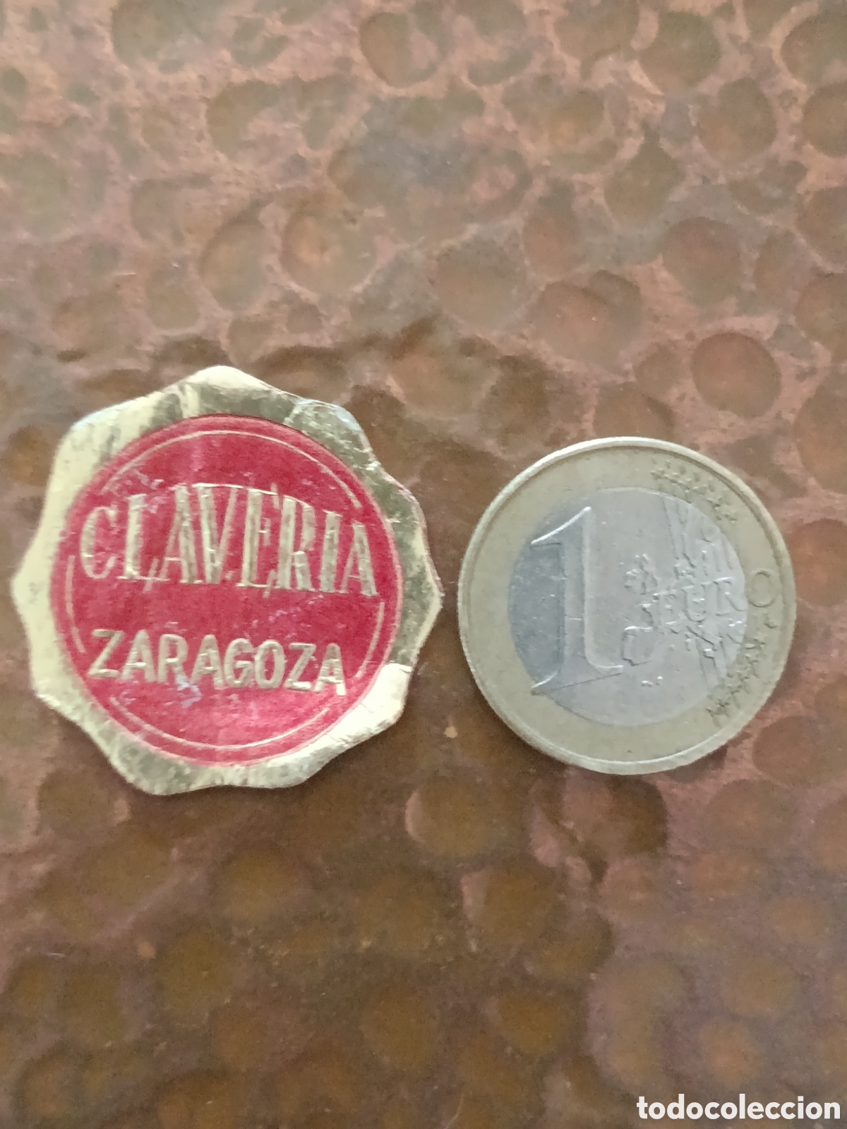 Alte Etiketten: CLAVERIA [ ZARAGOZA ETIQUETAS A&Ntilde;OS 30-40 ]