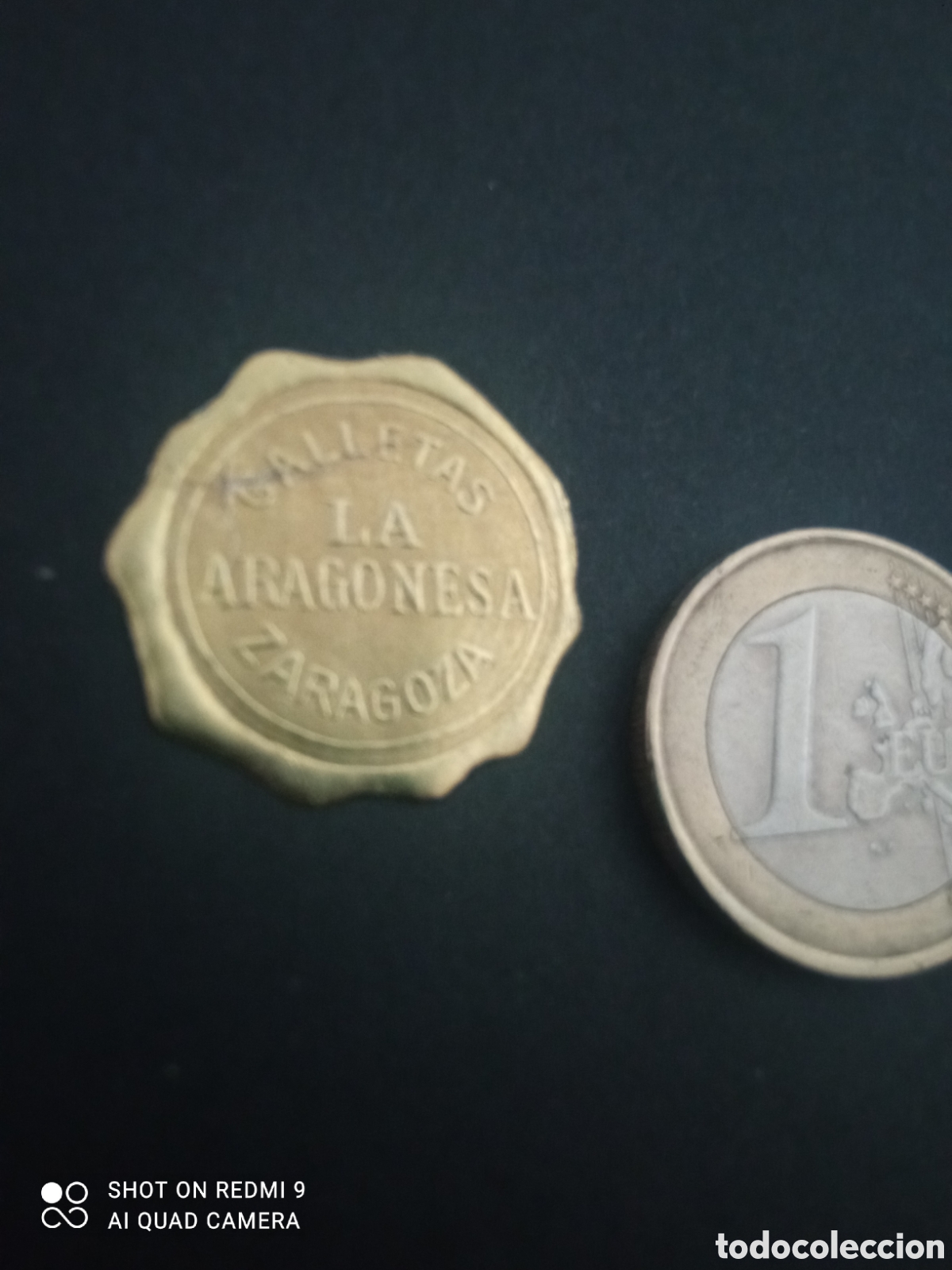 Etiquetas antiguas: ( etiqueta a&ntilde;os 30 40) galletas la aragonesa Zaragoza