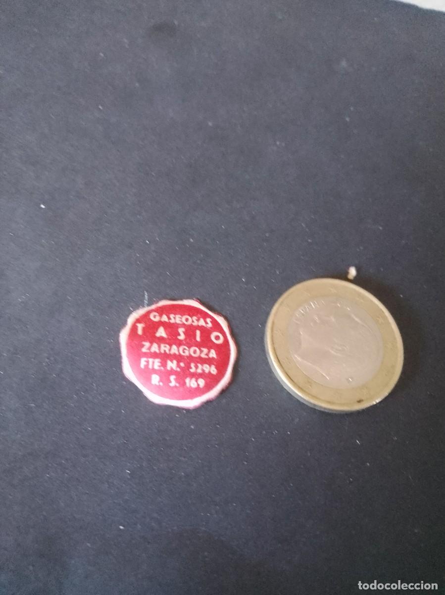Etiquetas antiguas: Etiqueta a&ntilde;os 40 50 gaseosas tasio Zaragoza