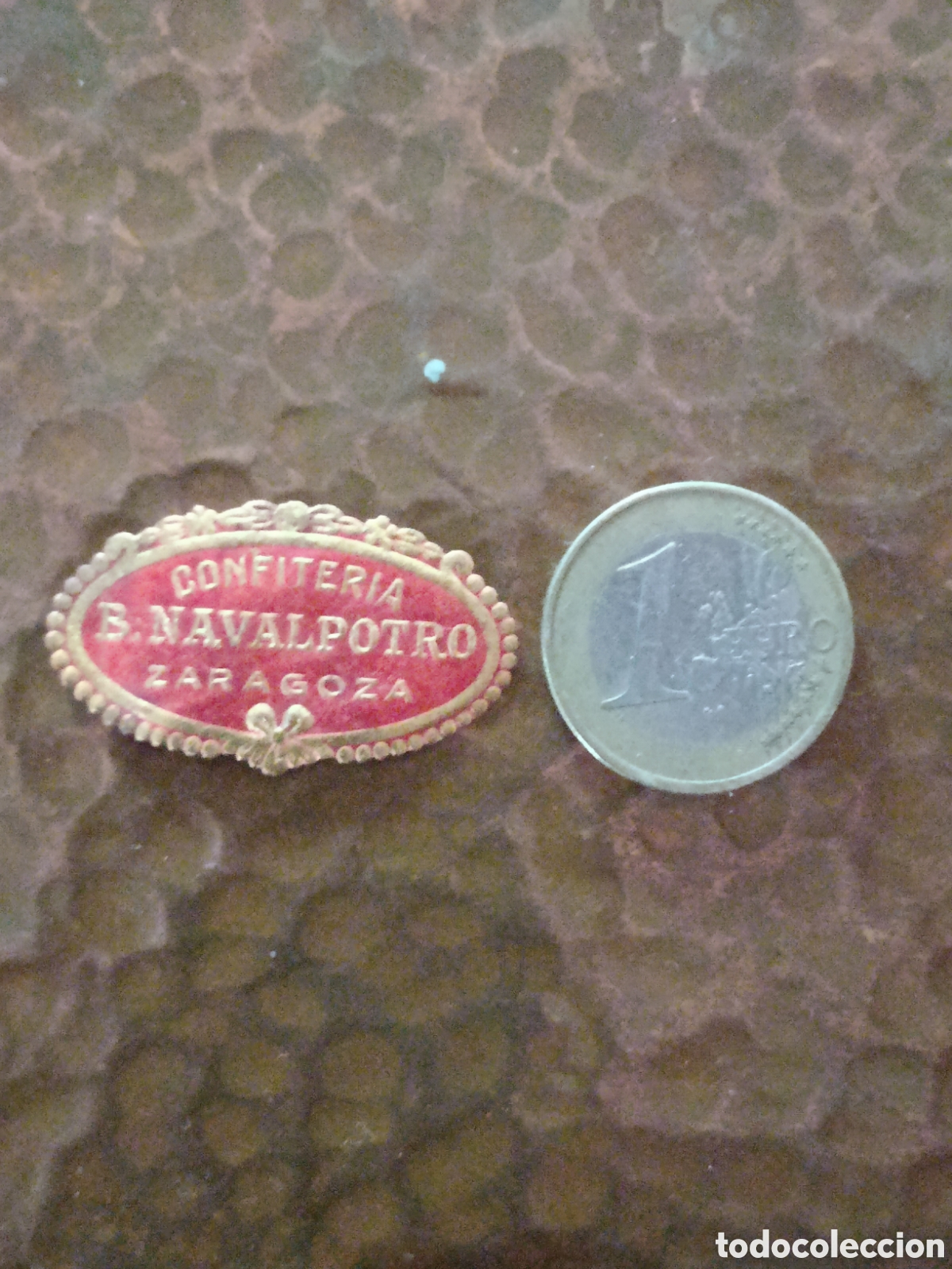 Etiquetas antiguas: CONFITER&Iacute;A B NAVALPOTRO [ ZARAGOZA ETIQUETAS A&Ntilde;OS 30-