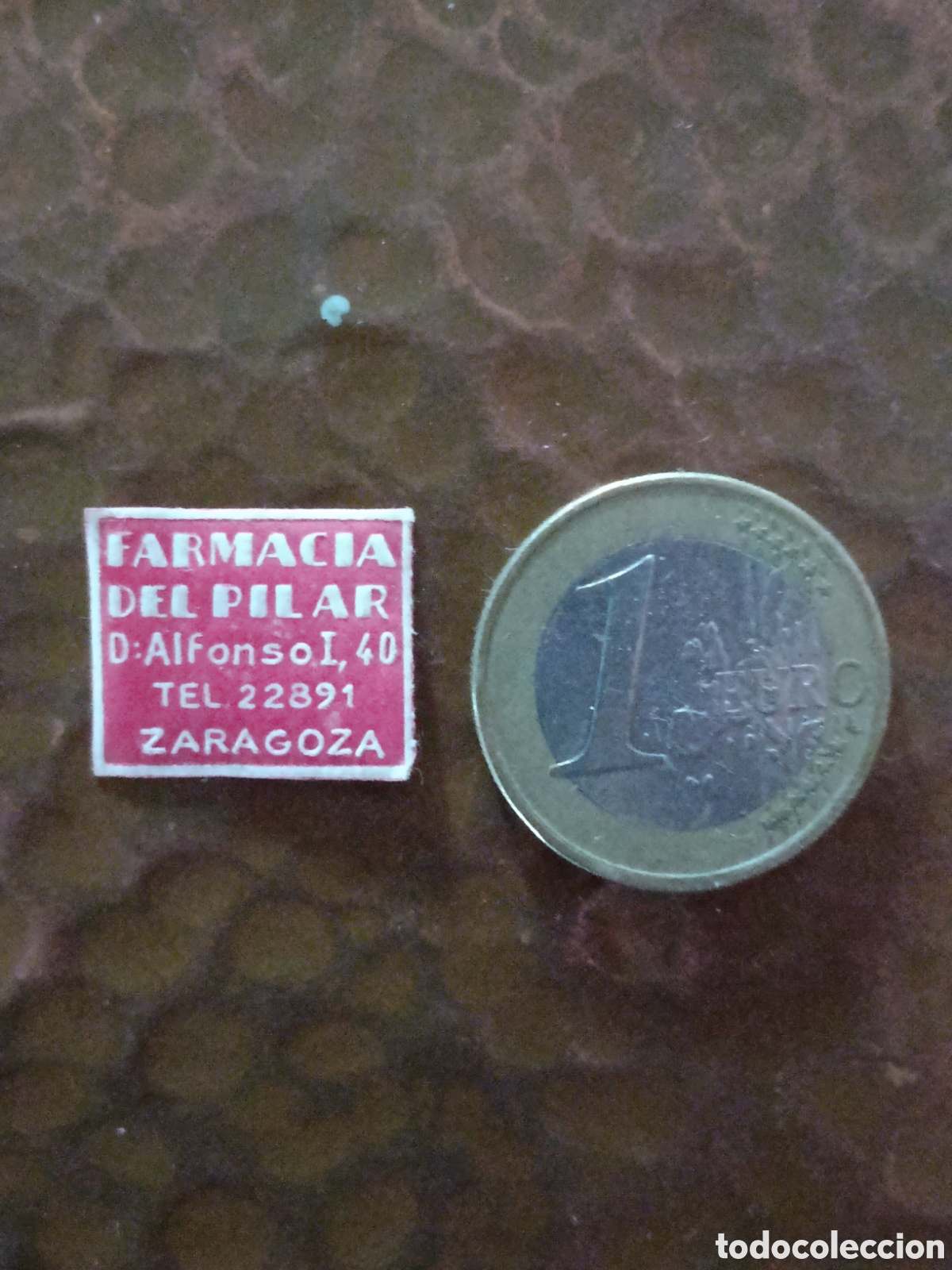 Etiquetas antiguas: FARMACIA DEL PILAR [ ZARAGOZA ETIQUETAS A&Ntilde;OS 30-40 ]