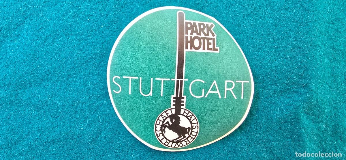 Etiquetas antiguas: ETIQUETA PARK HOTEL (STUTTGART) ALEMANIA