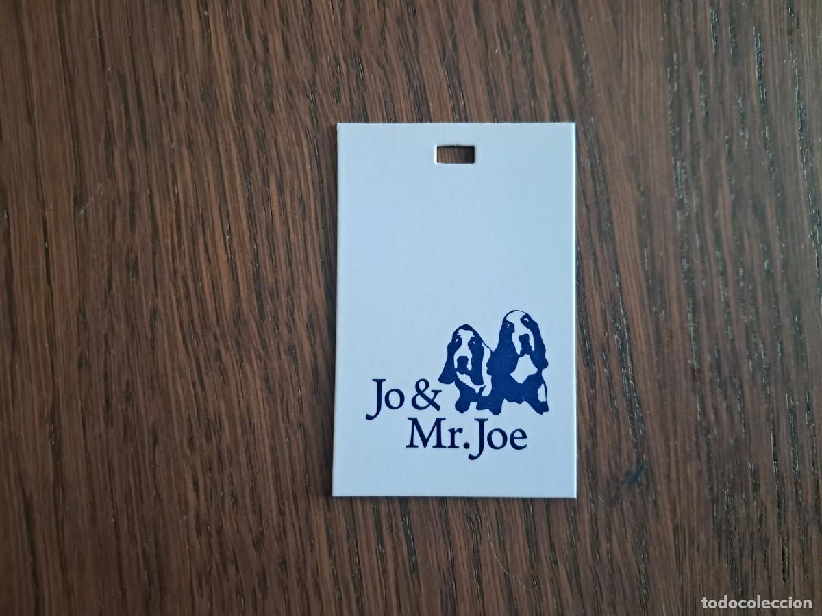 Etiquetas antiguas: etiqueta canina, Jo & Mr. Joe