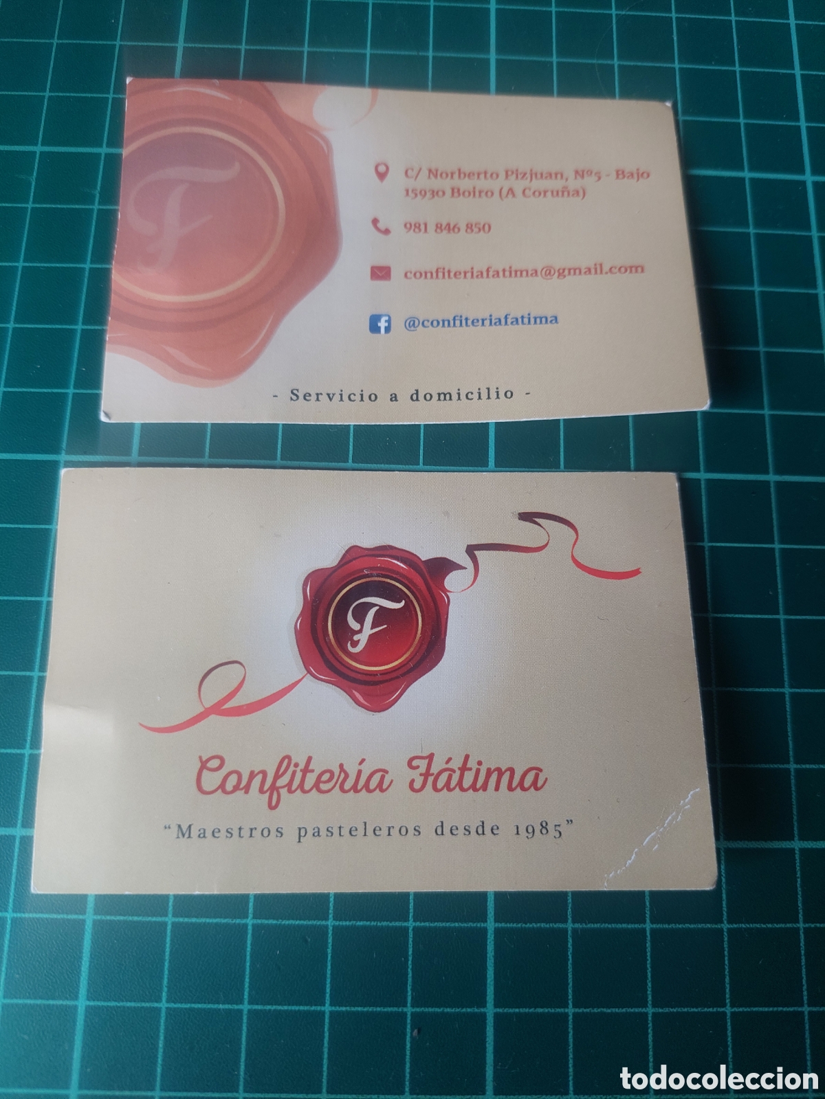 Etiquetas antiguas: BOIRO TARJETA CONFITER&Iacute;A F&Aacute;TIMA