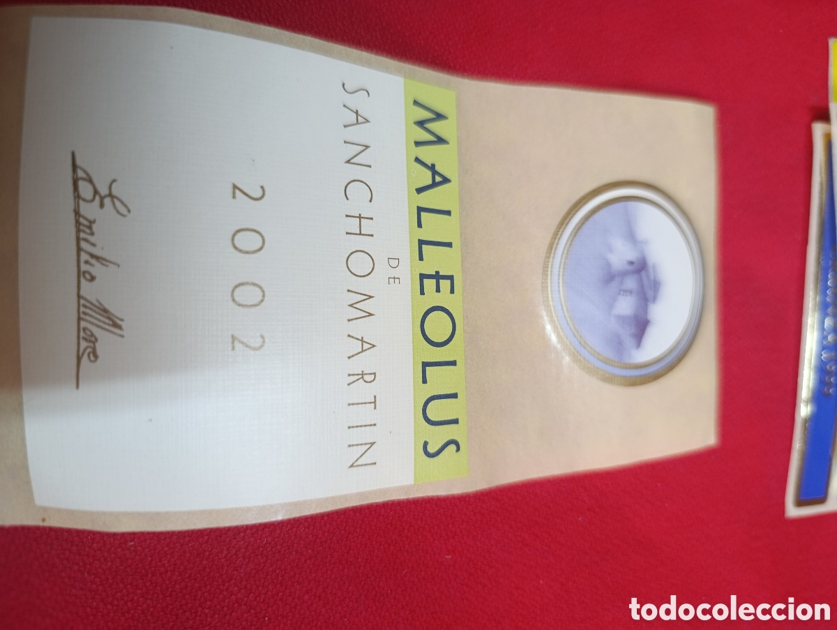 Etiquetas antiguas: Etiqueta de vino Malleolus de sanchomartin.