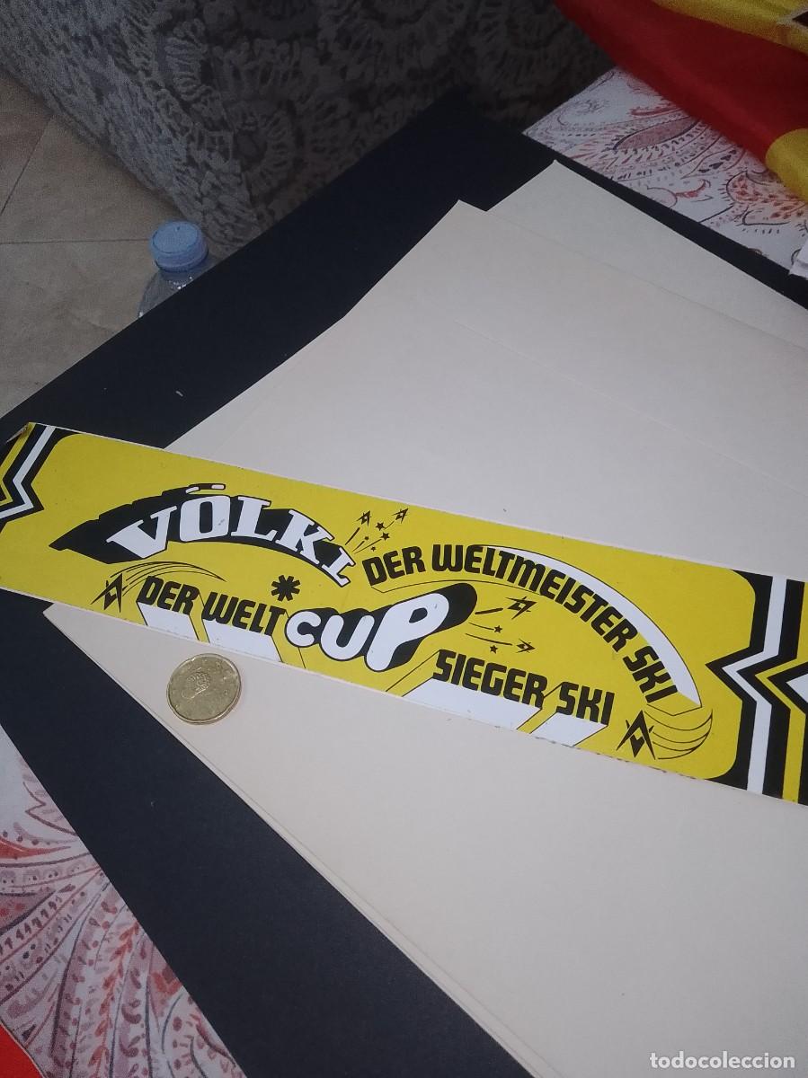 Etiquetas antiguas: Pegatina a&ntilde;os 80 volkl der weltmeister