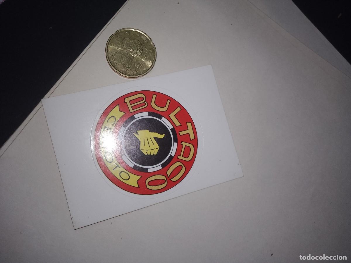 Etiquetas antiguas: Pegatina a&ntilde;os 80 bultaco cemoto