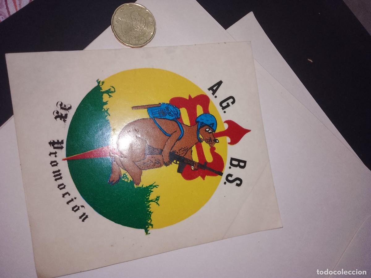 Etiquetas antiguas: Pegatina a&ntilde;os 80 a g b s promoci&oacute;n rrareza