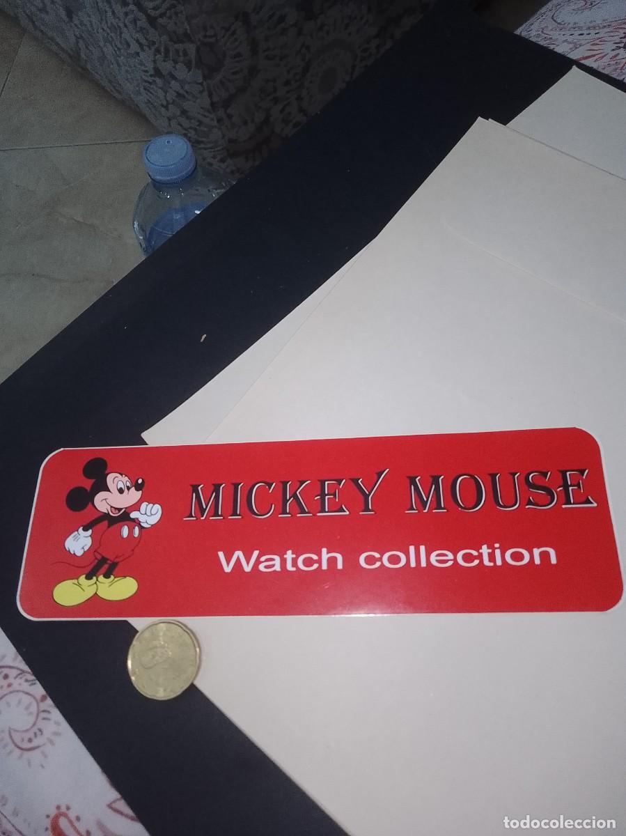 Etiquetas antiguas: Pegatina a&ntilde;os 80 Mickey mouse