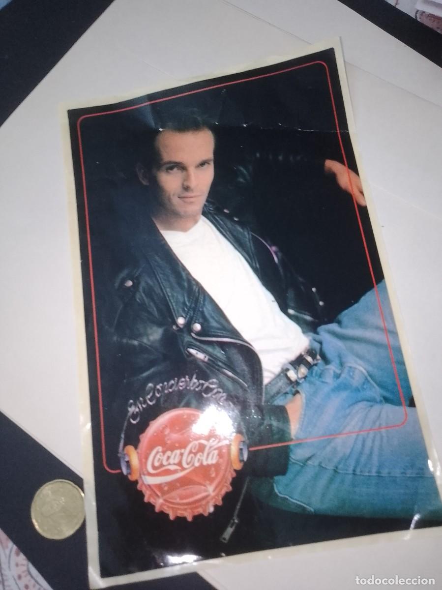 Etiquetas antiguas: Pegatina a&ntilde;os 80 Coca cola Miguel Bos&eacute;