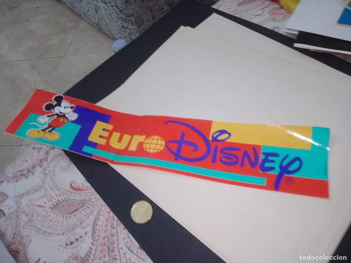 Etiquetas antiguas: Pegatina a&ntilde;os 80 90 Disney Mickey euro &uacute;nica