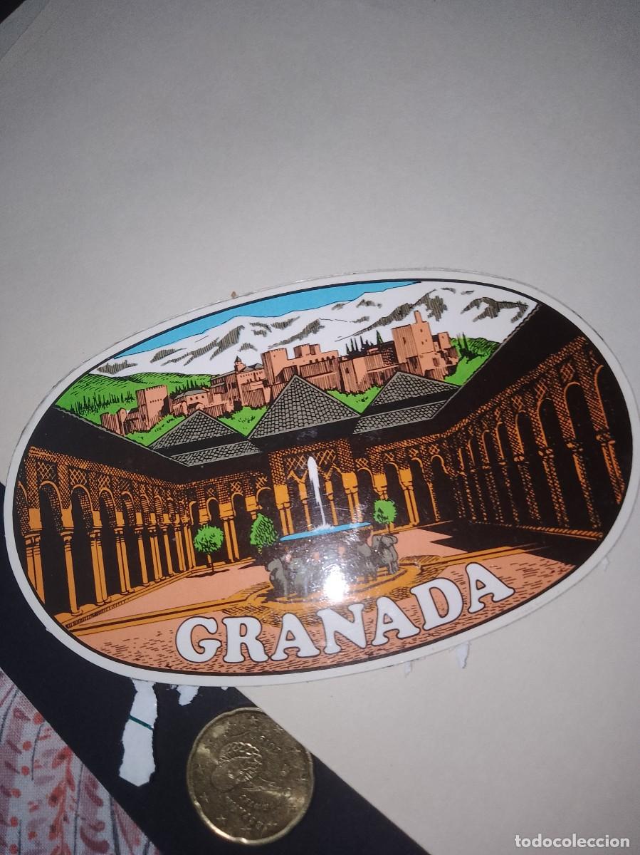 Etiquetas antiguas: Pegatina a&ntilde;os 80 granada
