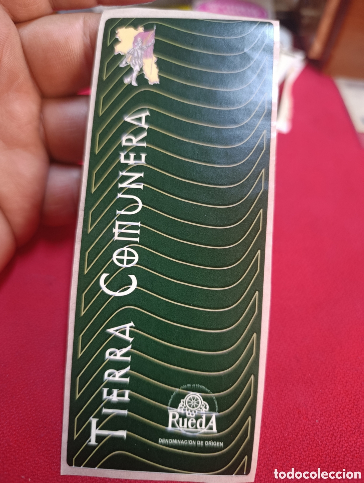Etiquetas antiguas: Etiqueta de vino Tierra comunera.