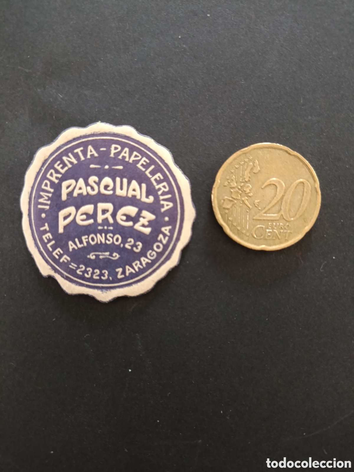 Etiquetas antiguas: IMPRENTA PASCUAL PERCE ZARAGOZA [ ETIQUETAS A&Ntilde;OS 40-50 ]
