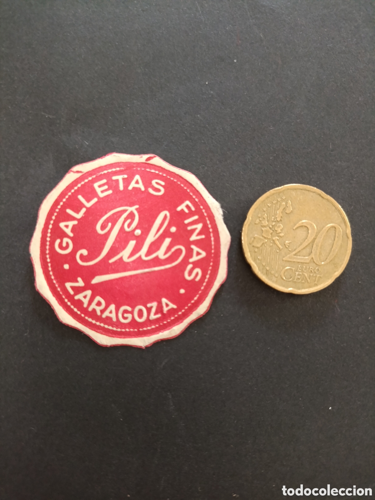 Etiquetas antiguas: GALLETAS FINAS PILI ZARAGOZA [ ETIQUETAS A&Ntilde;OS 40-50 ]