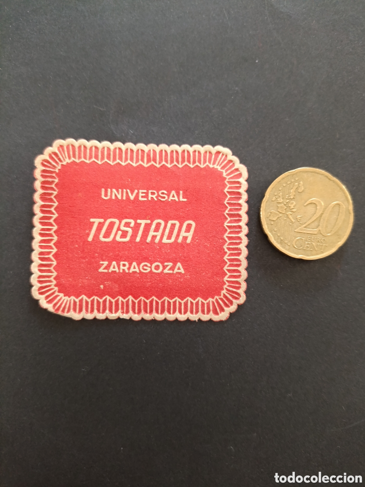 Etiquetas antiguas: LA UNIVERSAL TOSTADA [ ZARAGOZA ETIQUETAS A&Ntilde;OS 40-50 ]