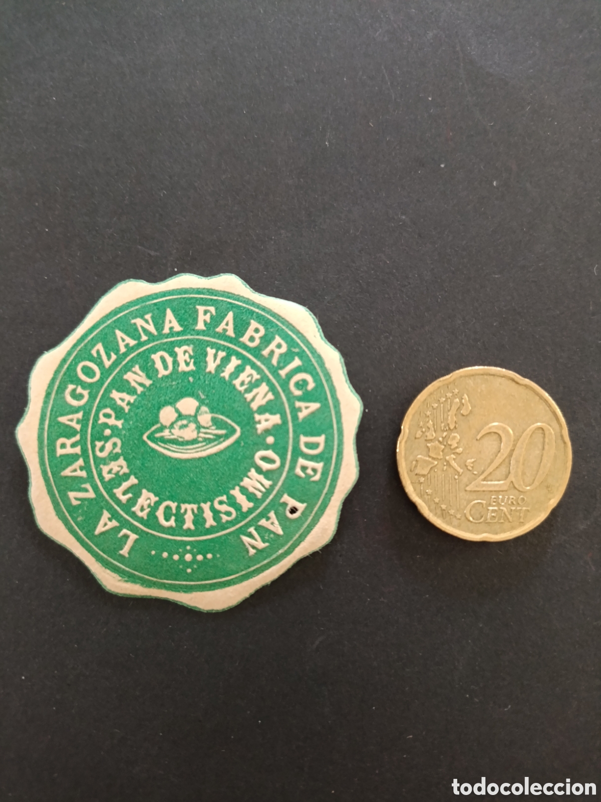 Etichette antiche: FABRICA DE PAN DE VIENA [ ZARAGOZA ETIQUETAS A&Ntilde;OS 40-50 ]